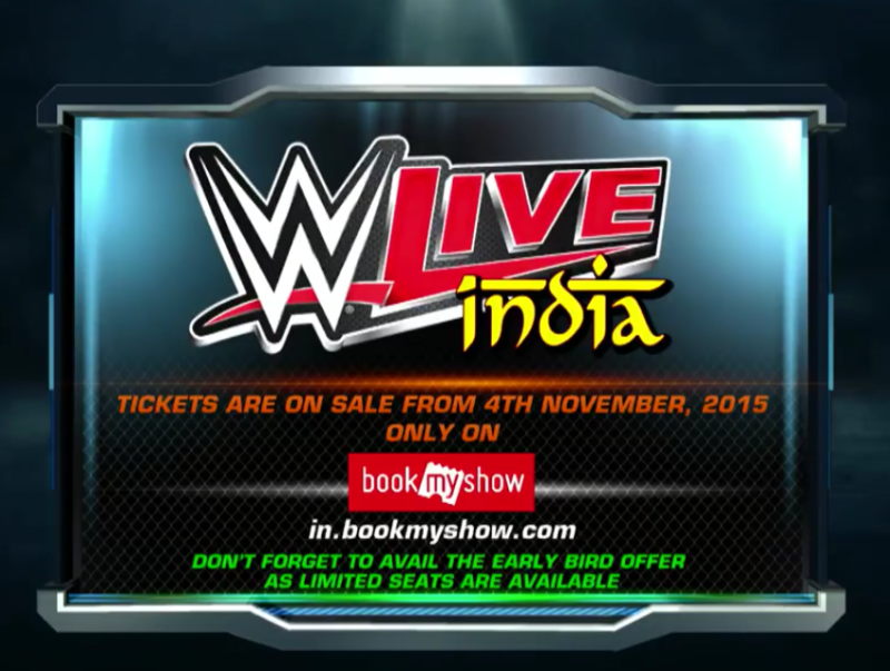WWE Tour in India - Ticket Sales date announced , Update on WWE Network in India