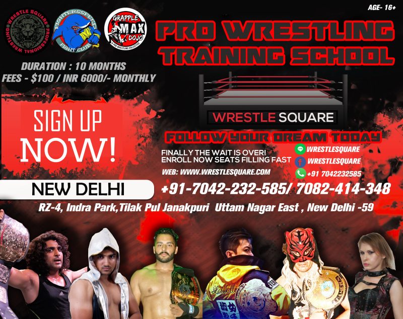 Pro Wrestling School in New Delhi in India
