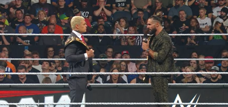 Cody Rhodes and Seth Rollins Face Off on WWE RAW Before Crown Jewel