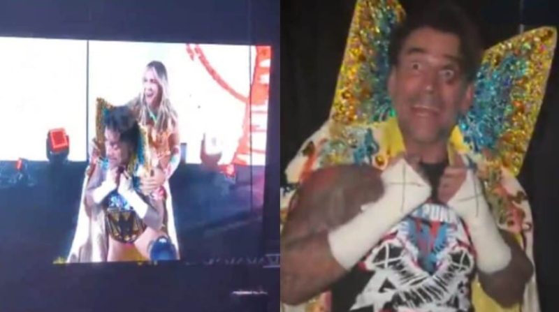 During WWE Live Spectacular, Must-See: CM Punk Borrows Charlotte Flair’s Robe